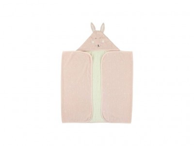 Dětská osuška s kapucí Mrs. Rabbit - 70 x 130 cm