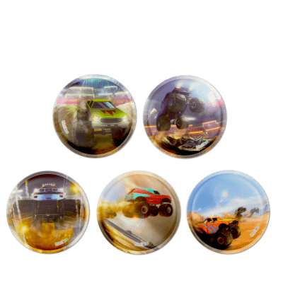 Ergobag Kletties - set Monstertrucks