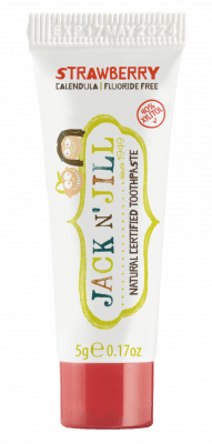 Jack N' Jill Přírodní zubní pasta pro děti Organic jahoda / 5g