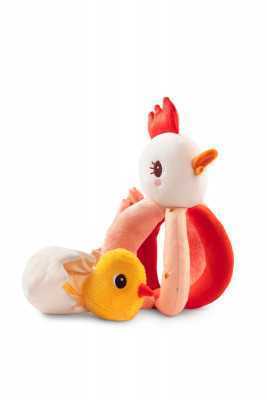 Lilliputiens - chrastítko - slepička Paulette s kuřátkem