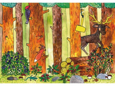 Marionetino - Přídavná kulisa - Perníková chaloupka