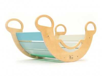 Montessori houpačka 6v1 smile blue