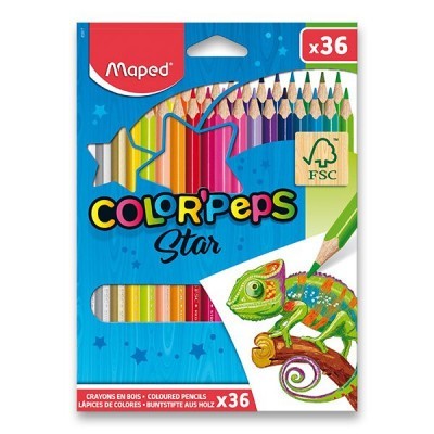 Pastelky Maped Color'Peps - 36 barev