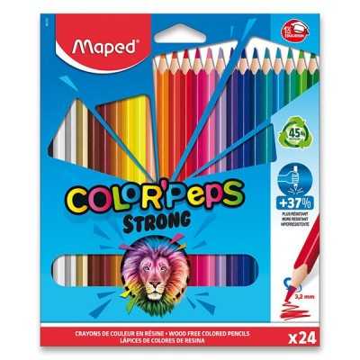 Pastelky Maped Color'Peps Strong - 24 barev