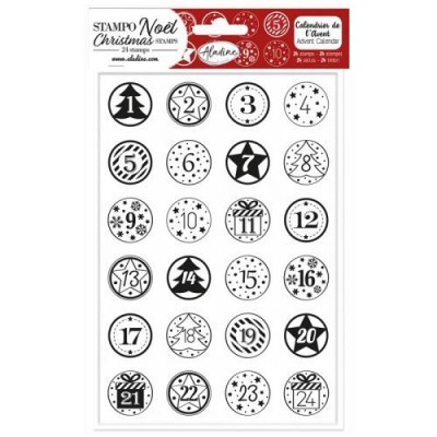 Razítka Stampo Christmas Aladine - Adventní kalendář