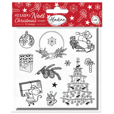 Stampo NOËL - Severské Vánoce - 12 ks