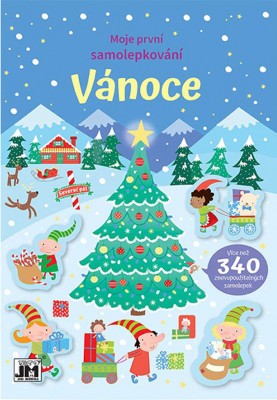 Vánoce - moje první samolepkování