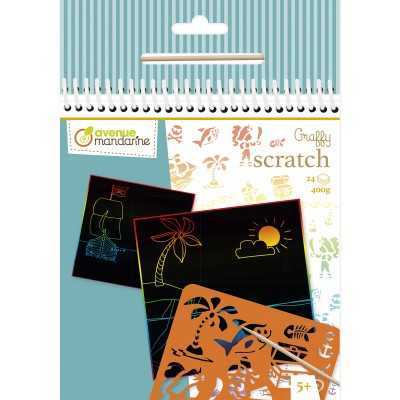 Vyškrabávací omalovánky se šablonami - Piráti