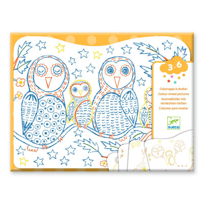 Magické omalovánky - lesní rodinky