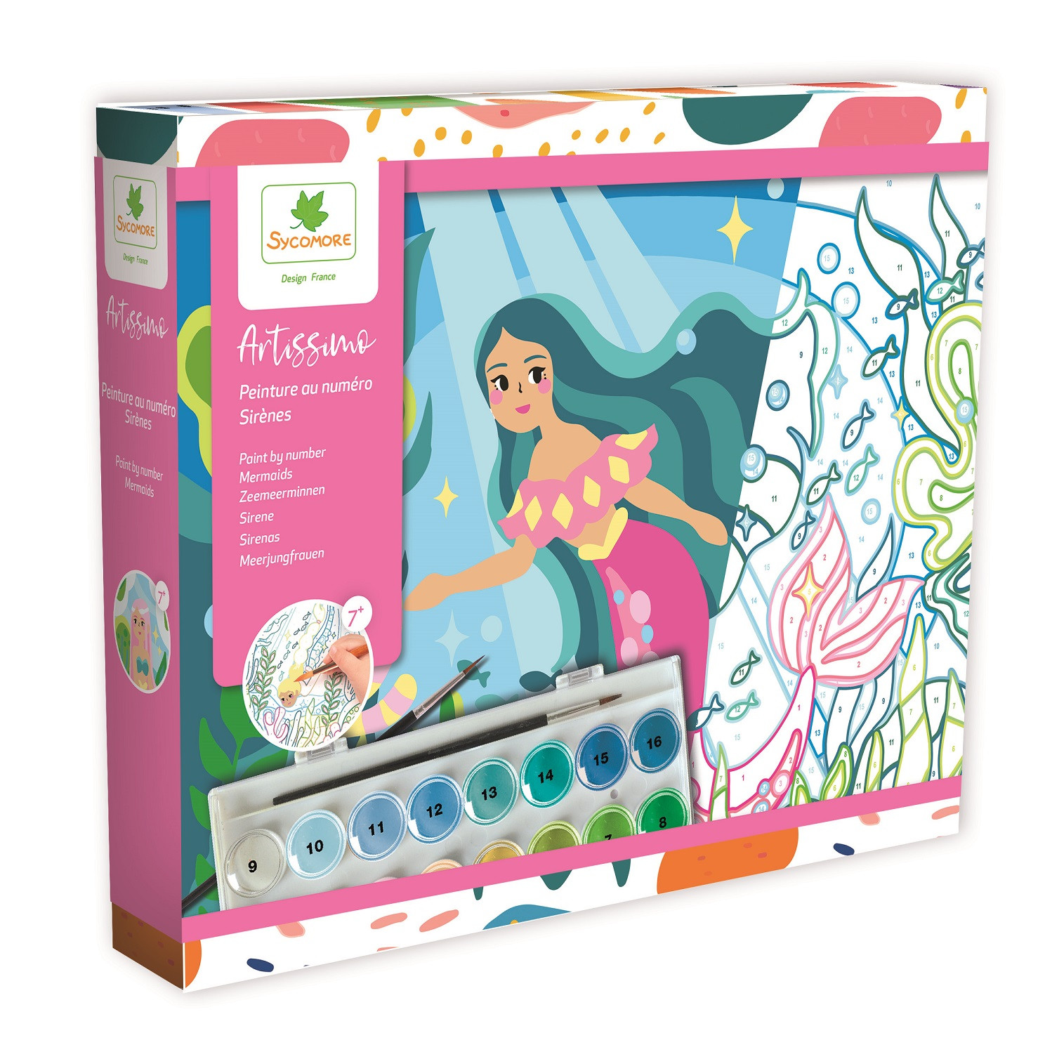Artissimo - malování podle čísel - mořské panny