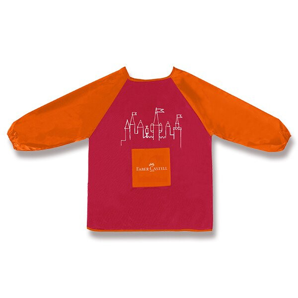 Výtvarná zástěrka Faber-Castell - červená