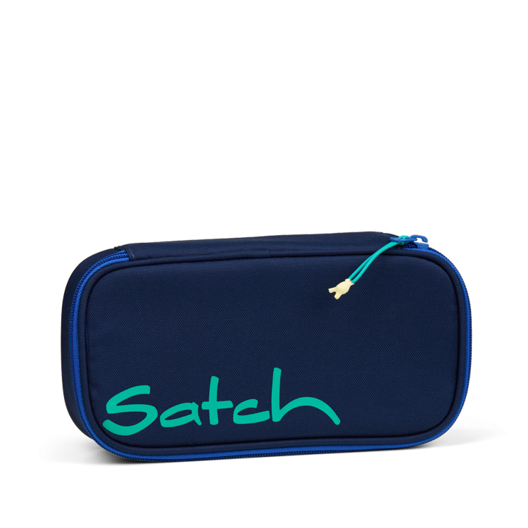 Penál Ergobag Satch – Crossed Blue 2025