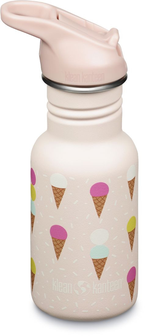 Dětská nerezová lahev Klean Kanteen Kid Classic Narrow 12oz - Ice Cream 355 ml