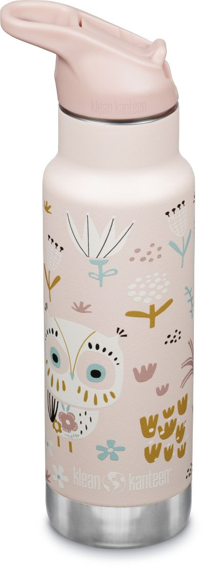 Dětská nerezová termolahev Klean Kanteen Insulated Kid Classic Narrow 12oz - Owlet