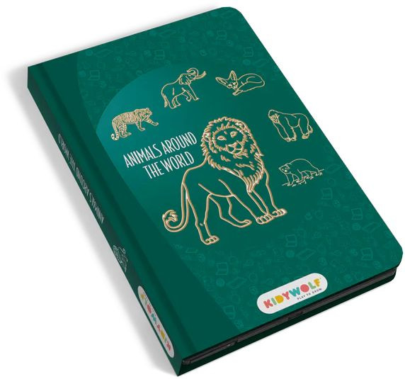 Kidywolf - Kreslící tablet Kidydraw mini - zvířata z celého světa