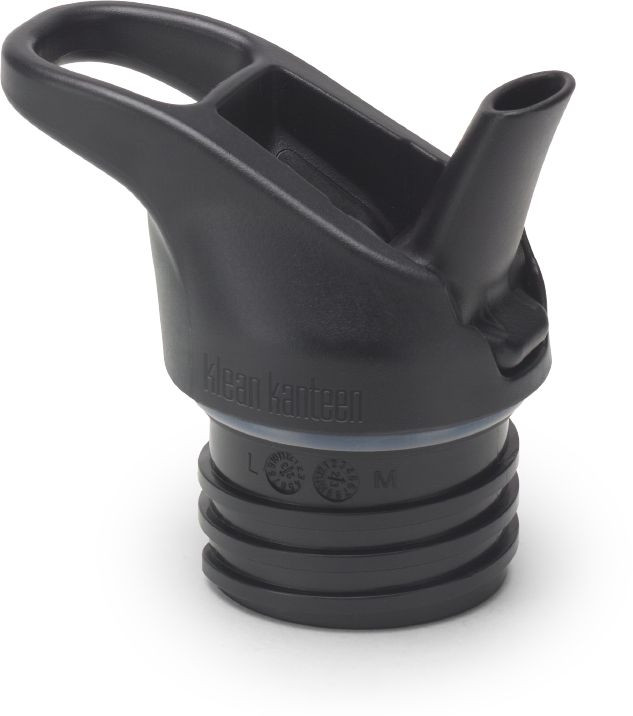 Náhradní uzávěr na lahev Klean Kanteen Flip Seal Sport Cap w/Straw - black