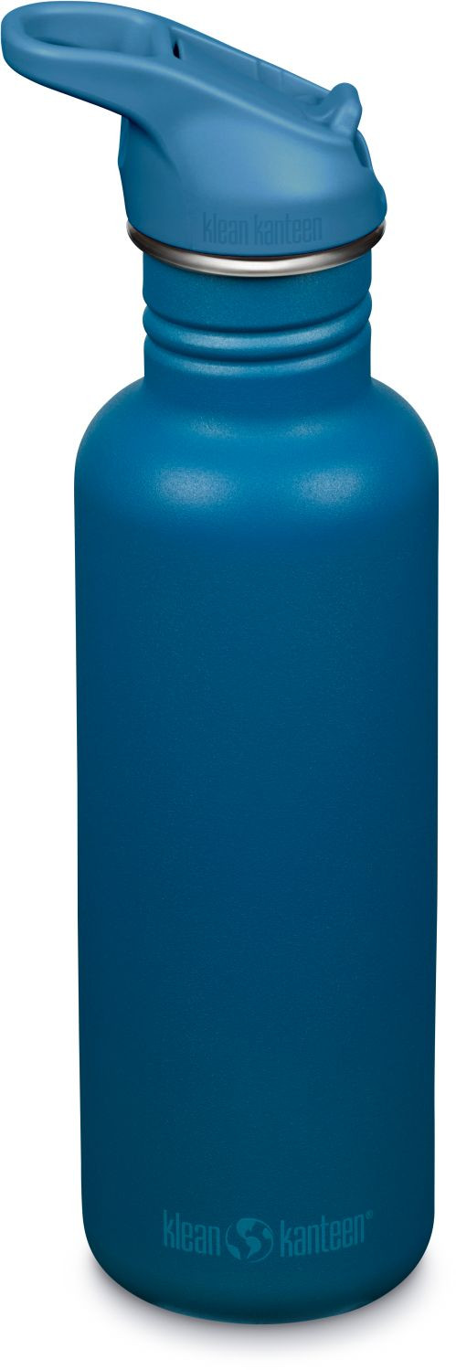 Nerezová lahev Klean Kanteen Classic 27oz (w/Flip Seal Sport Cap) - corsair 800 ml