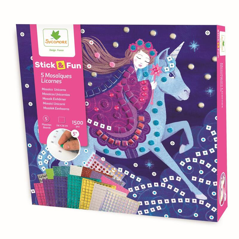 Stick & Fun - mozaika - jednorožci