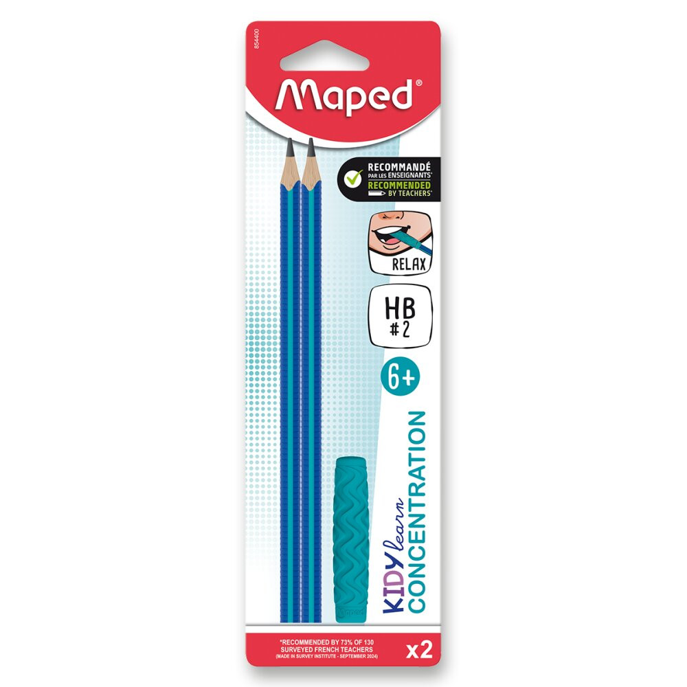Grafitová tužka Maped Kidy Learn Concentration - 2 ks