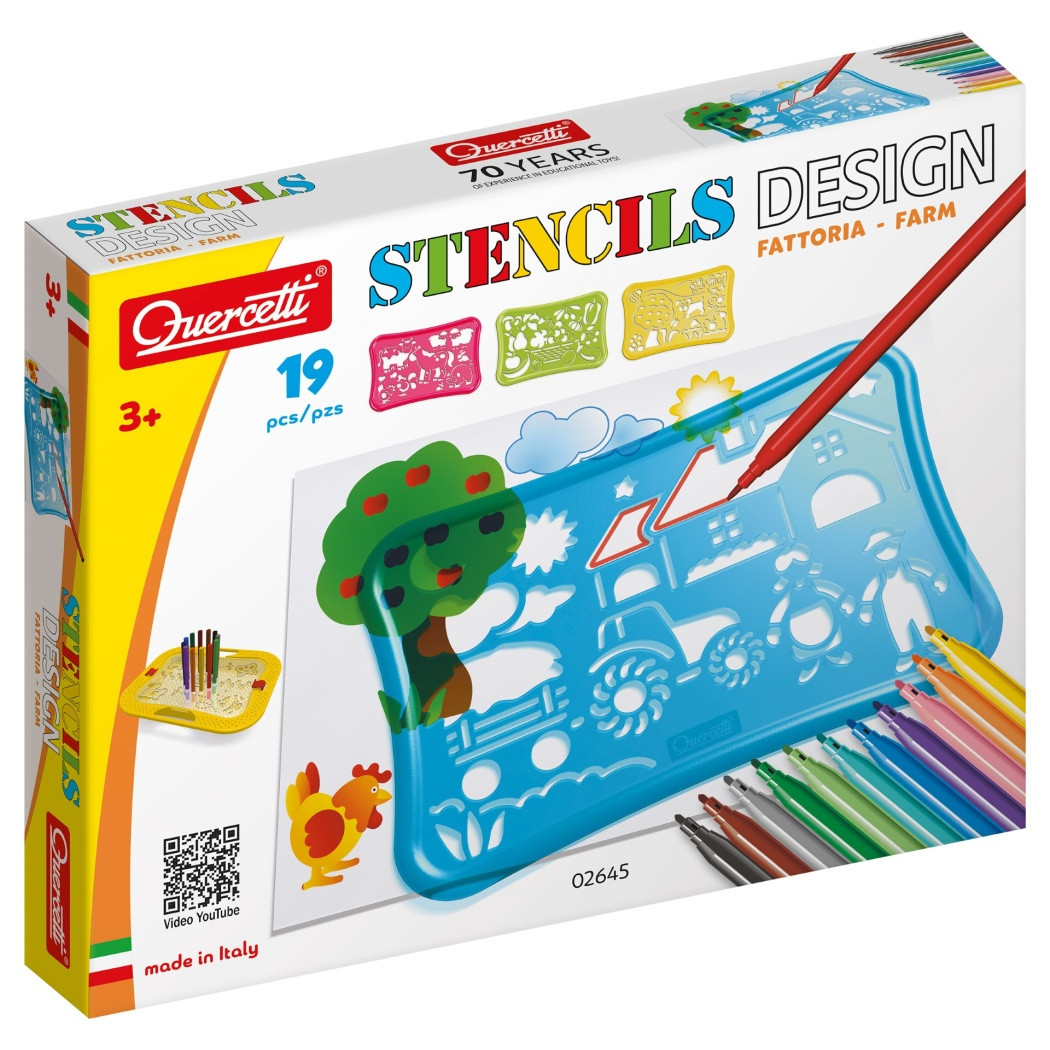 Stencils Design - šablony na kreslení - farma