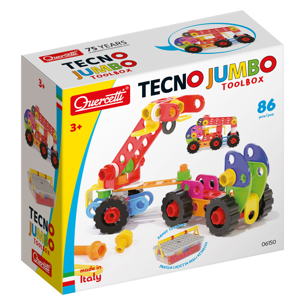 Tecno Jumbo Toolbox - konstrukční stavebnice - 86 ks