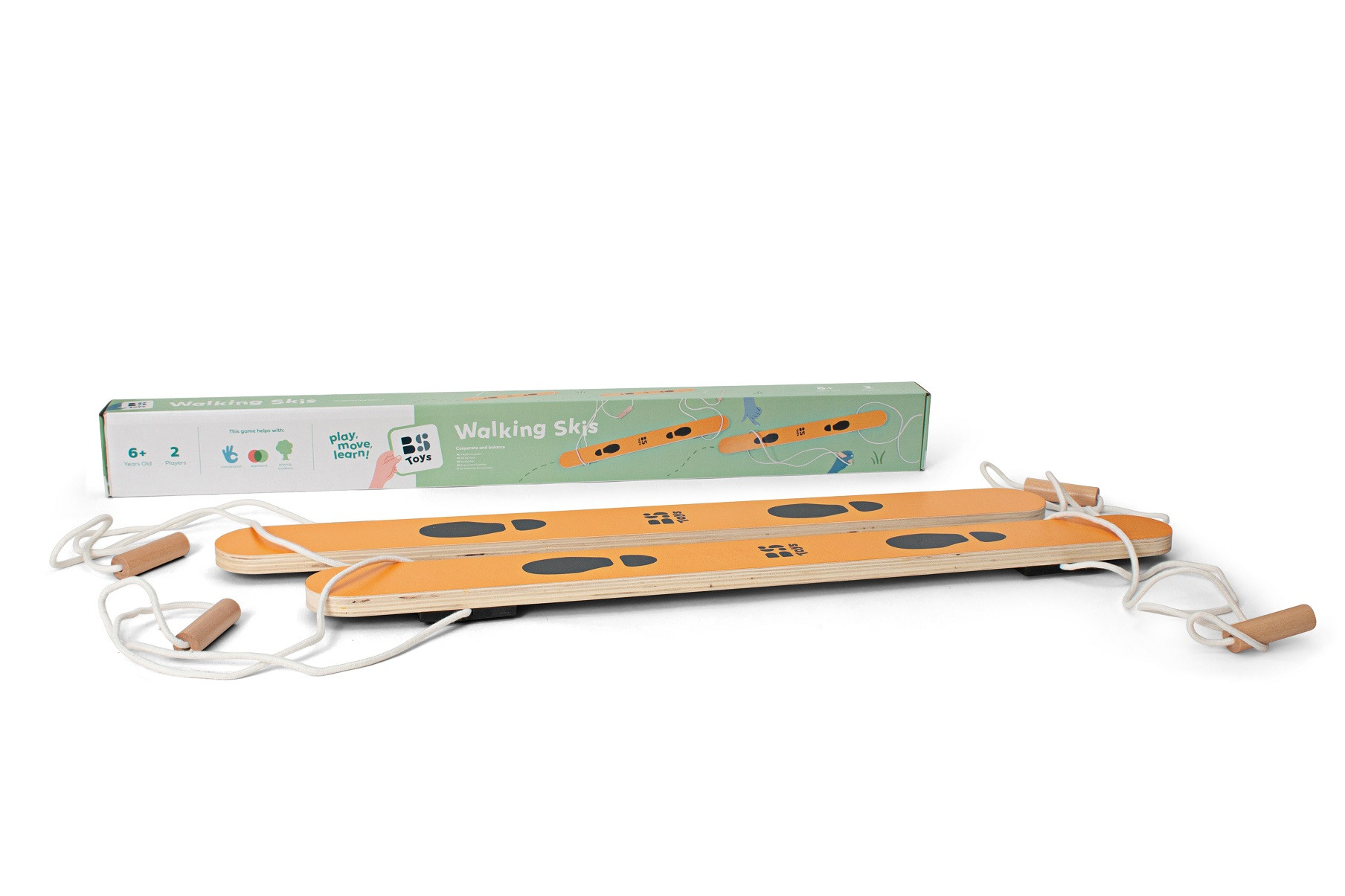 Dřevěné turistické lyže