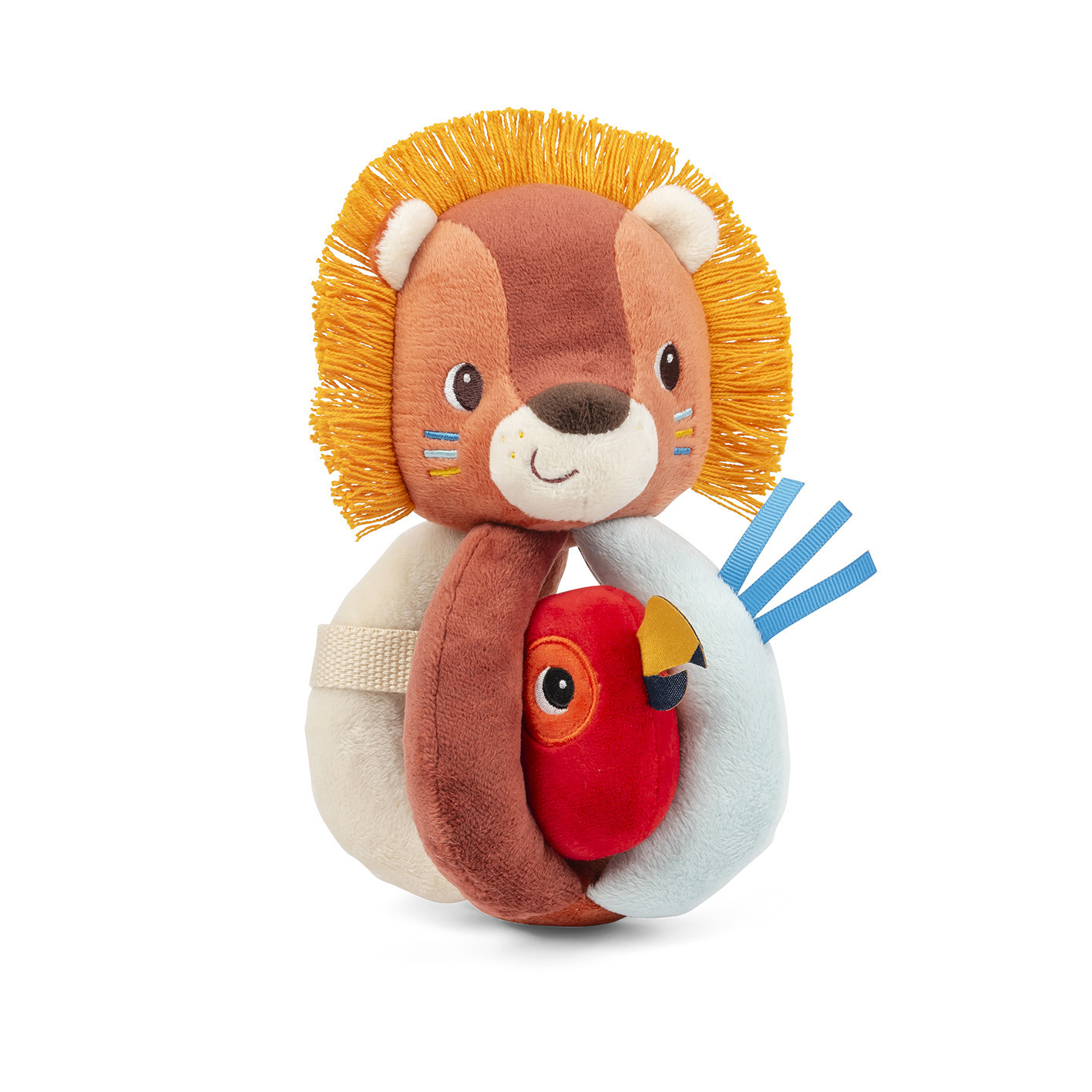 Lilliputiens - chrastítko - lev Jack a papoušek