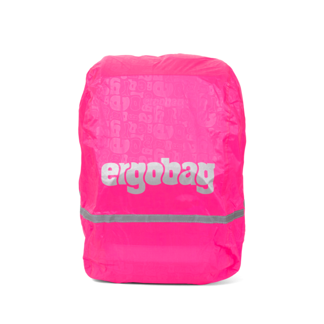 Pláštěnka růžová Ergobag - fluorescenční a reflexní