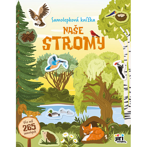Samolepková knížka - Naše stromy