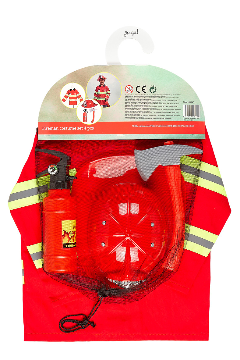 Souza! - dětský kostým - Hasič - 4-7 let