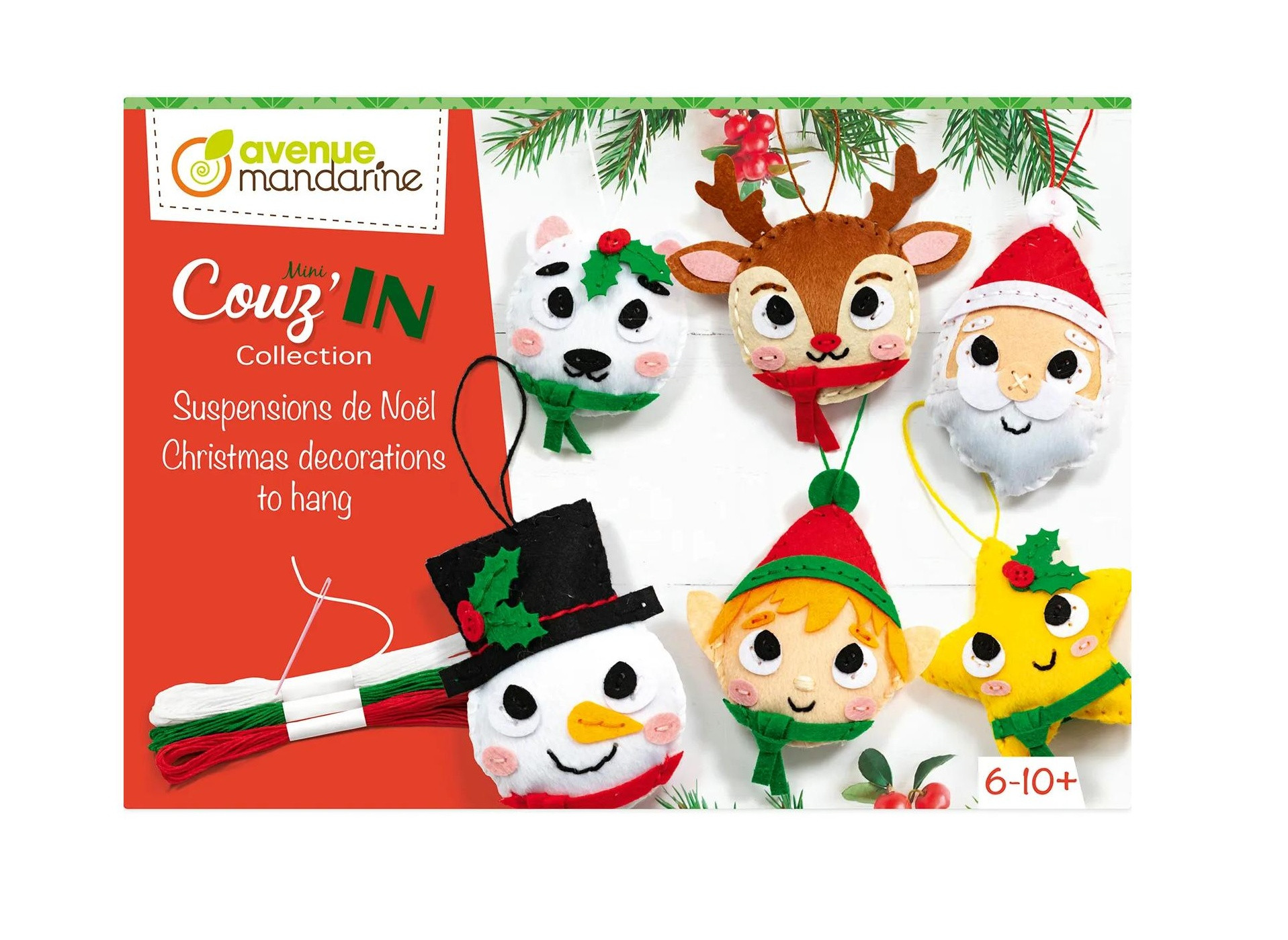 Kreativní sada šití – vánoční ozdoby