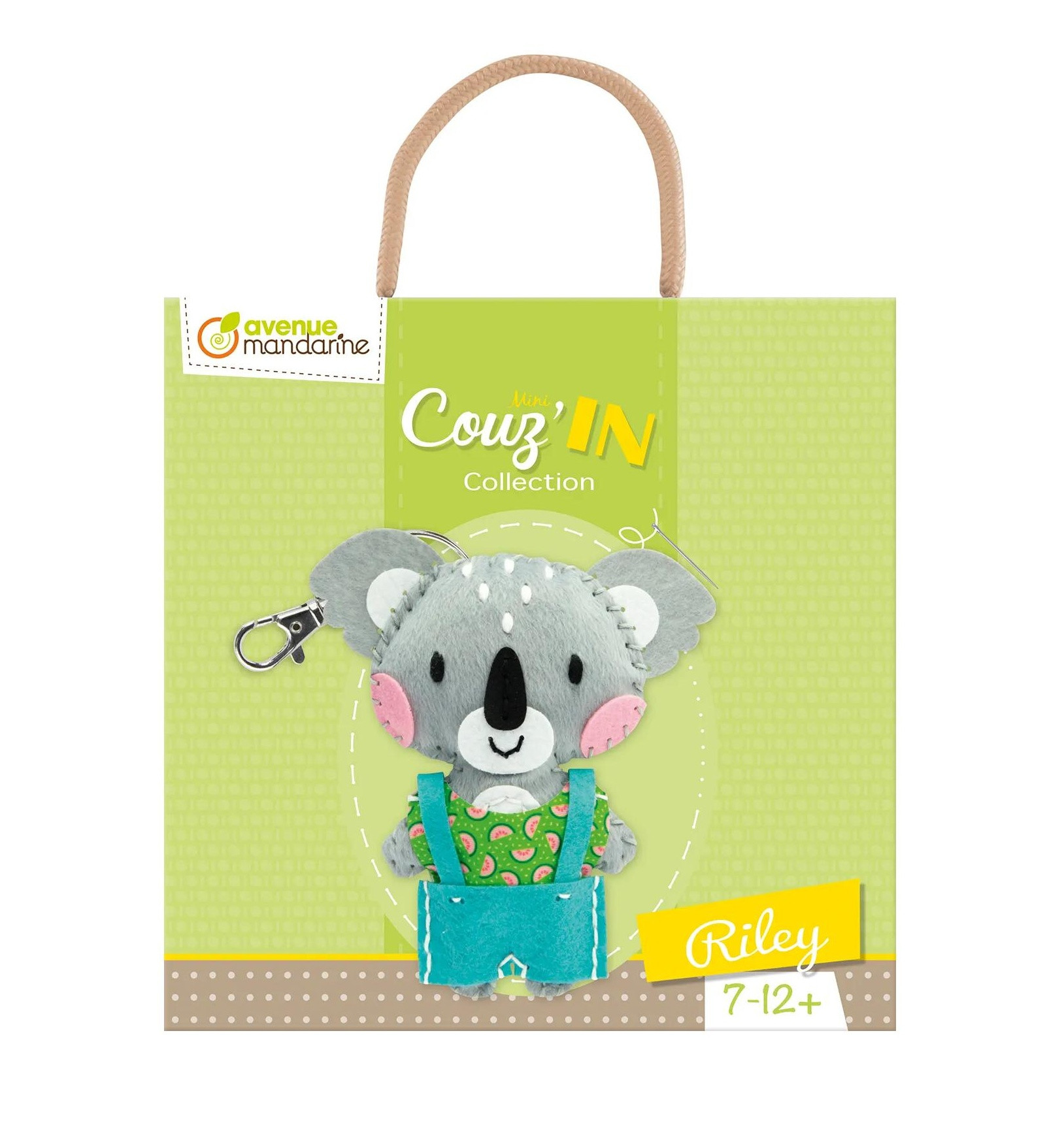 Kreavitní sada - přívěsek k ušití koala Riley