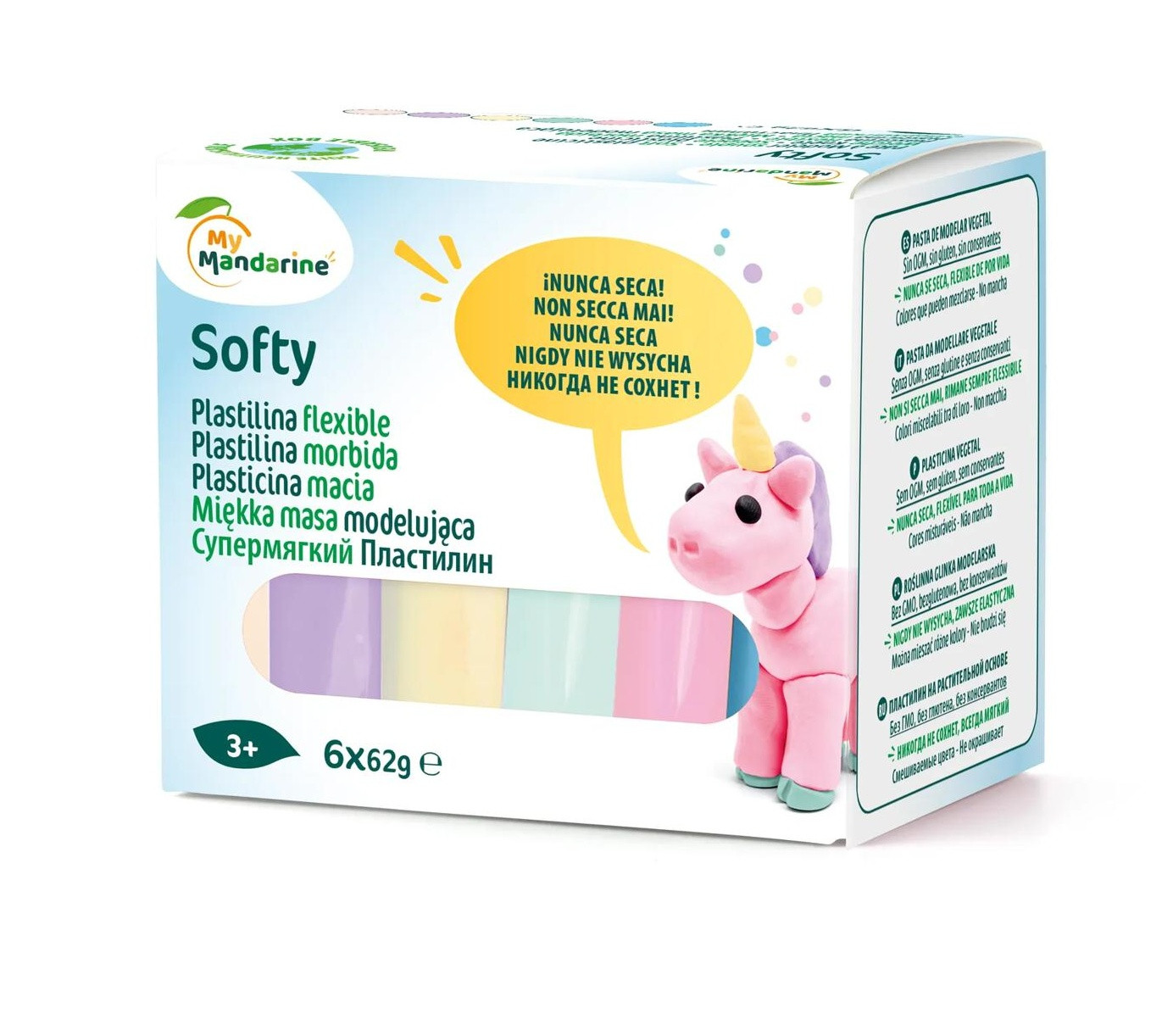 Modelovací hmota -  pastelové barvy