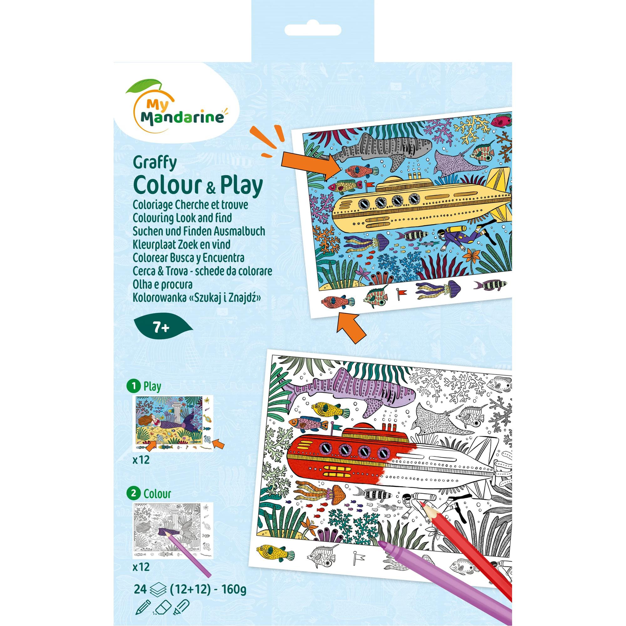 Omalovánky Graffy Colour & Play - Moře