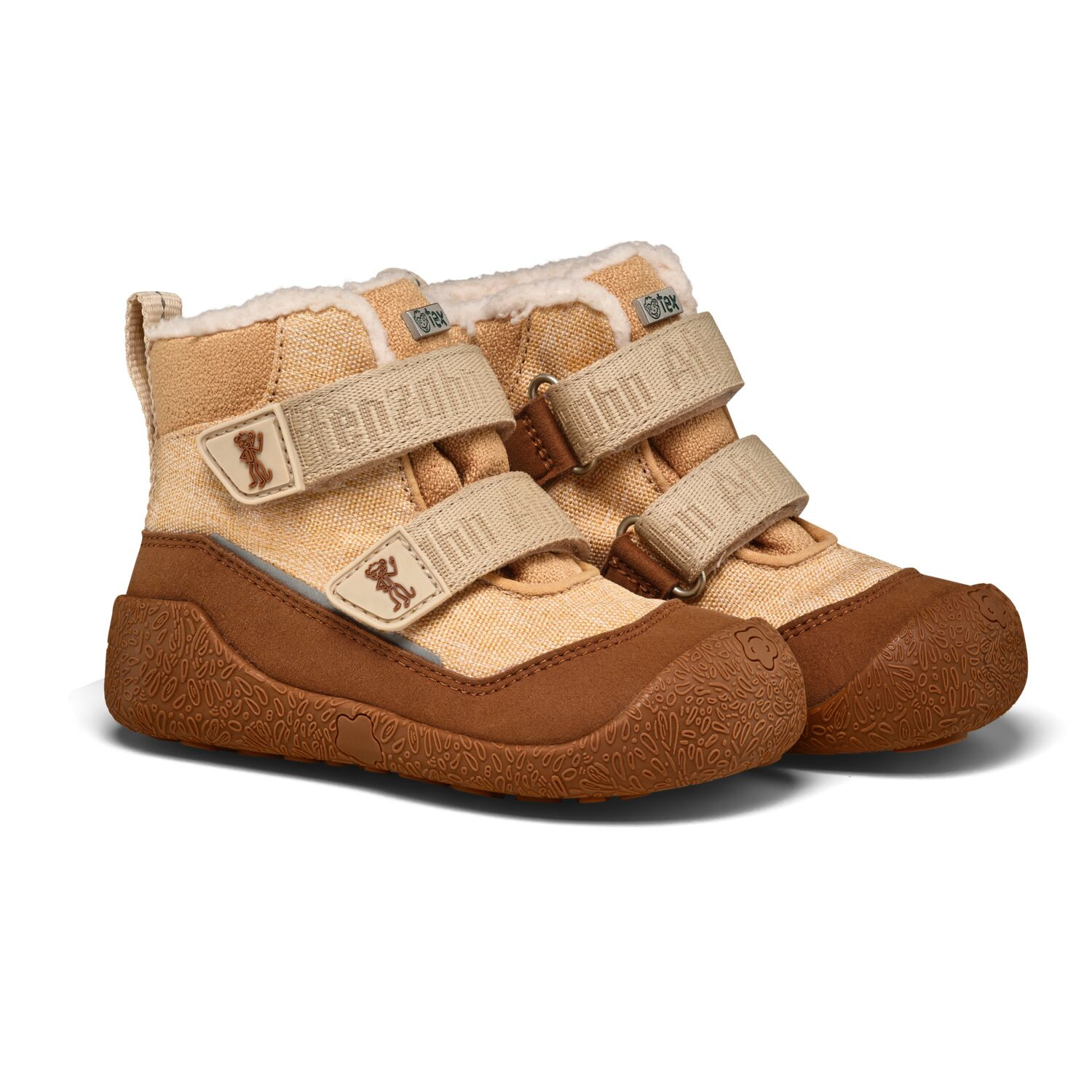 Dětské barefoot boty Affenzahn Prewalker Midboot Vegan Snuggy Affenzahn - vel. 23