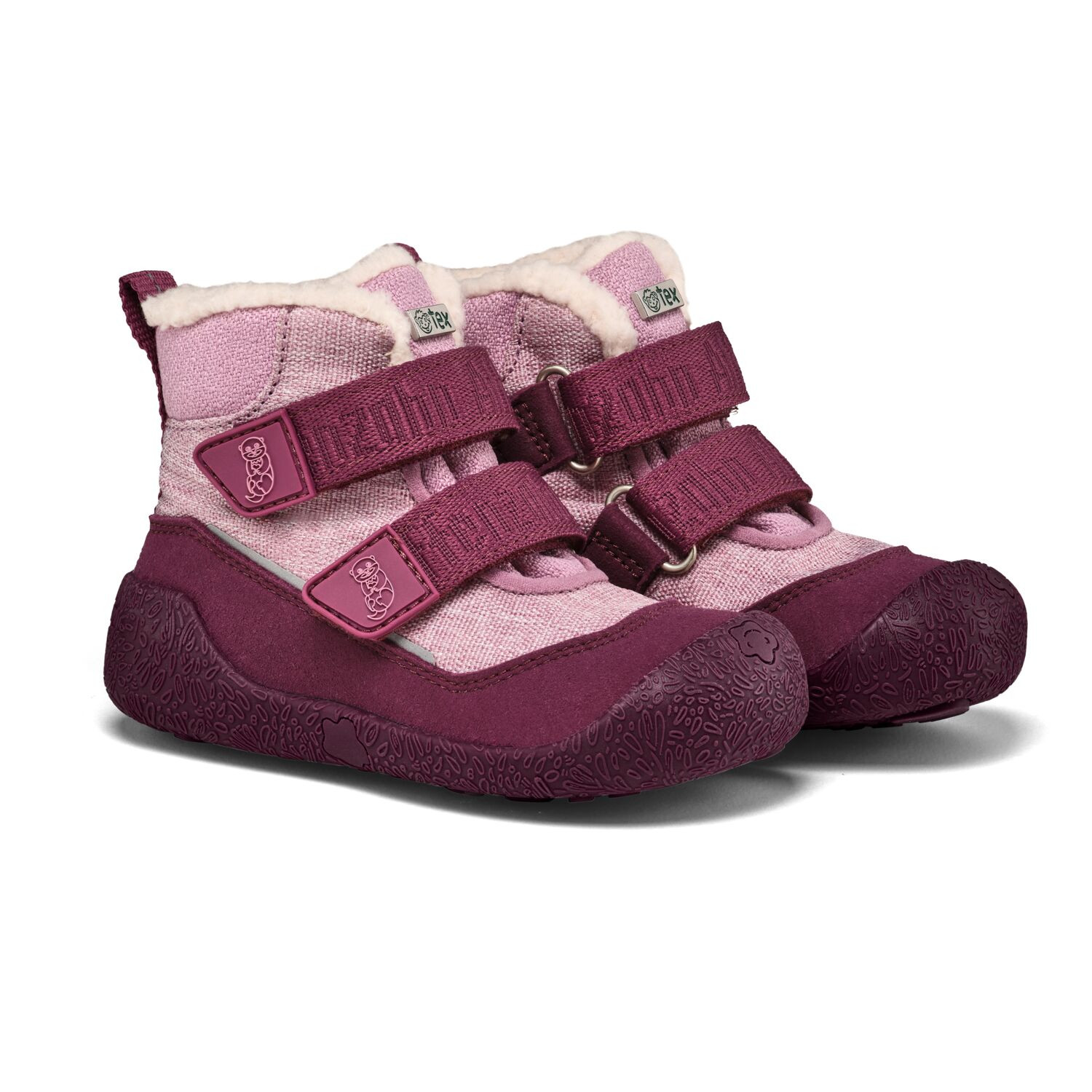 Dětské barefoot boty Affenzahn Prewalker Midboot Vegan Snuggy Otter - vel. 24