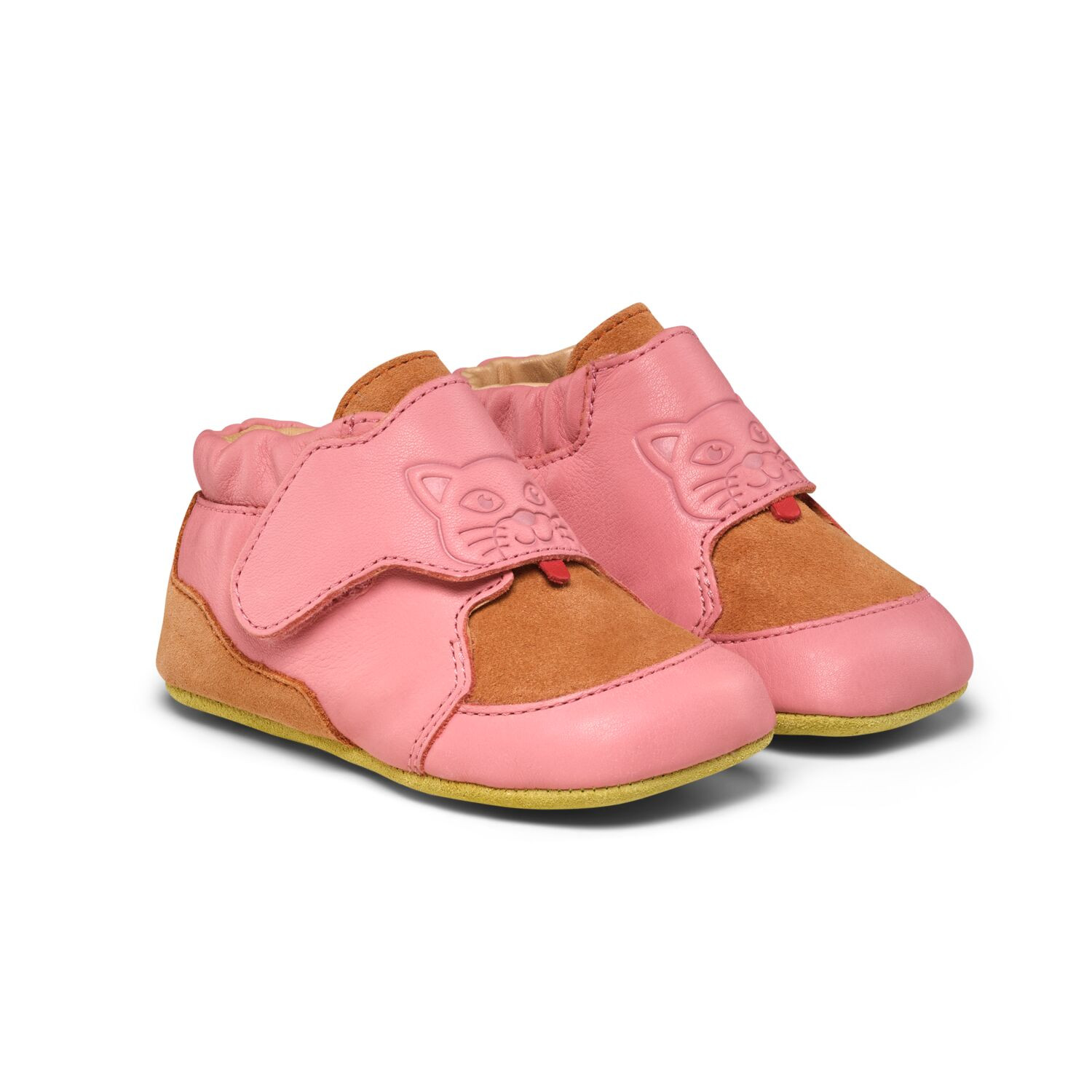 Dětské barefoot capáčky Affenzahn Crawling Shoe Leather Crawly Cat - vel. 22/23