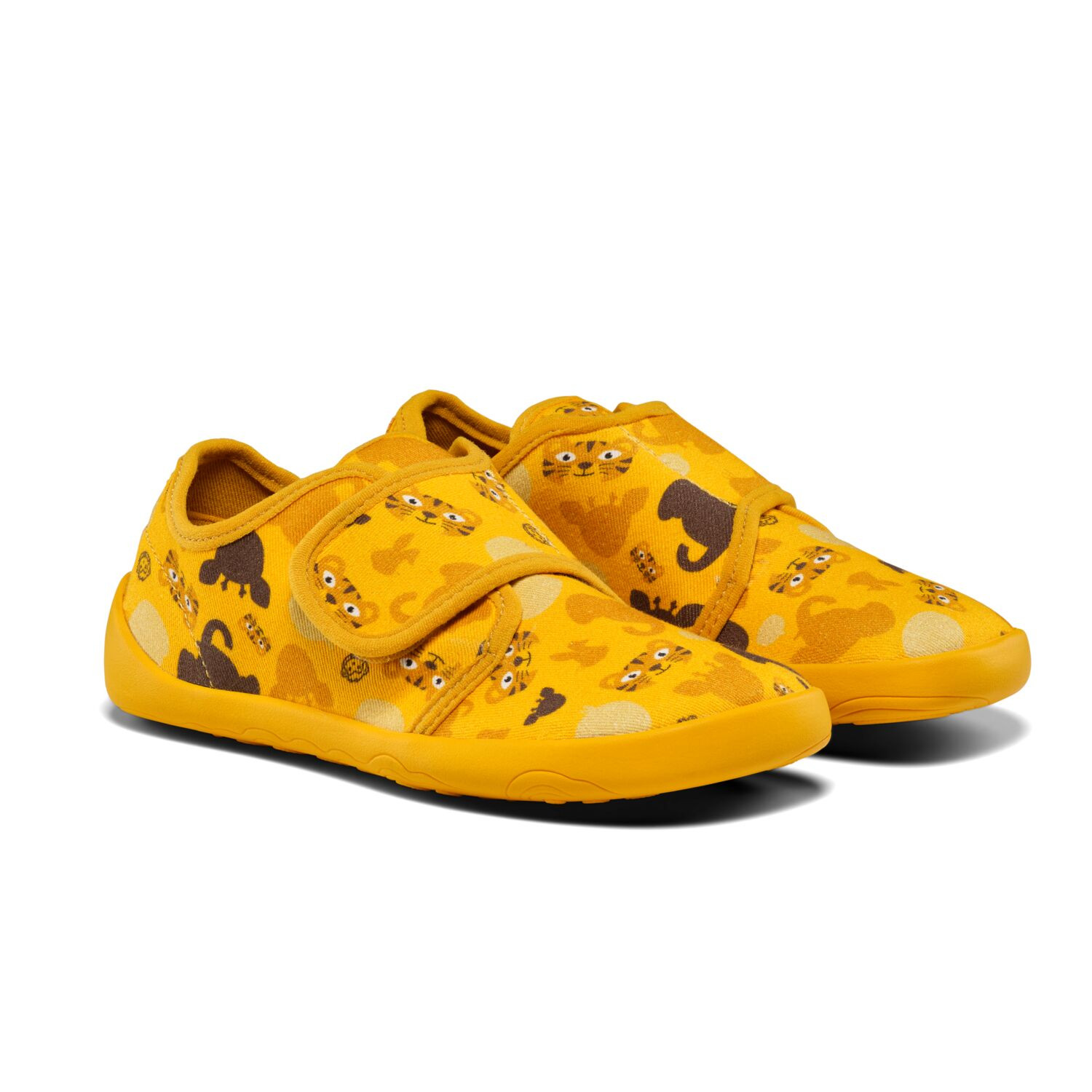 Dětské barefoot přezůvky Affenzahn Slipper Cotton Movy Tiger - vel. 23