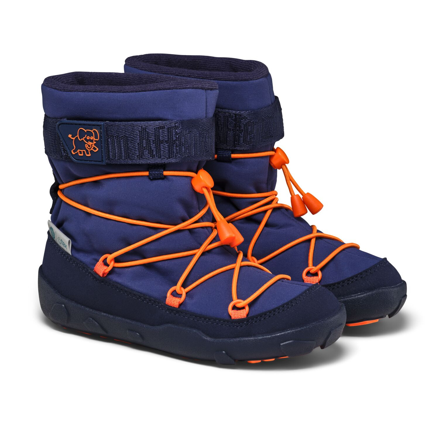 Dětské barefoot sněhule Affenzahn Snow Boot Vegan Snowy Elephant - vel. 28