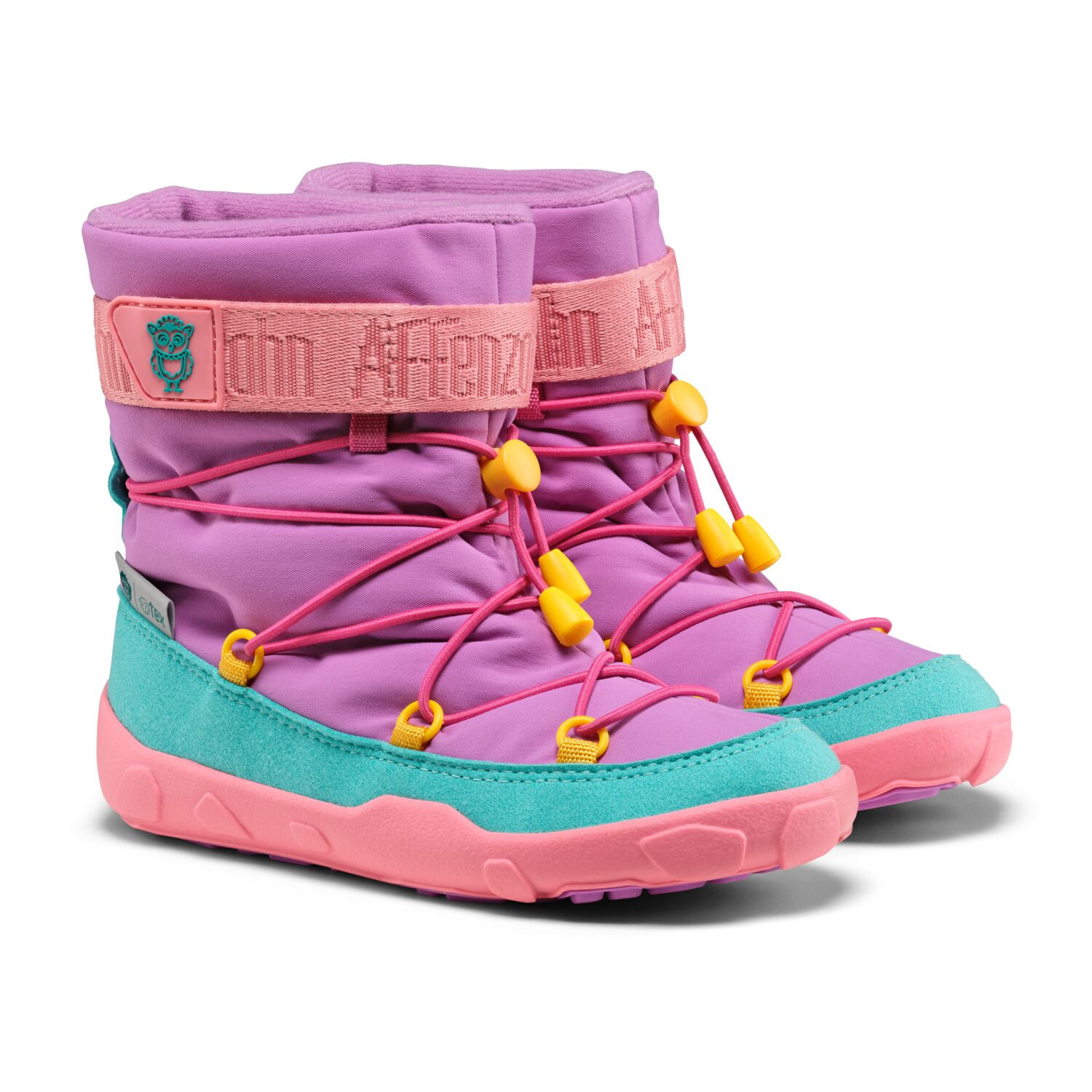 Dětské barefoot sněhule Affenzahn Snow Boot Vegan Snowy Owl - vel. 22