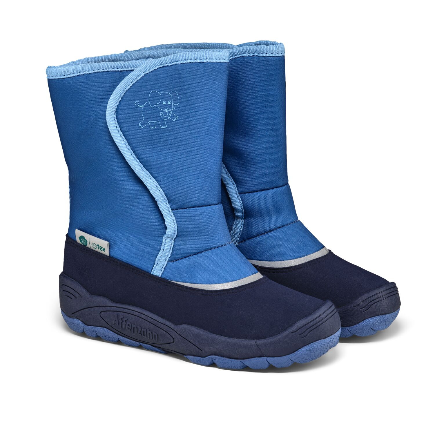 Dětské barefoot sněhule Affenzahn Snowboot Vegan Freezy Elephant - vel. 31