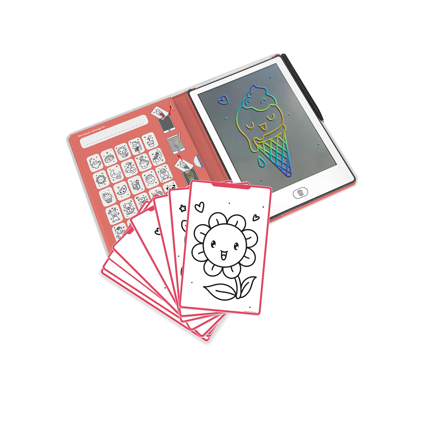 Kidywolf - Kreslící tablet Kidydraw mini - KAWAI