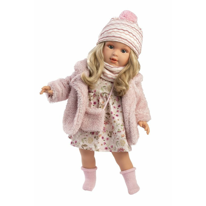 Llorens 54052 - realistická panenka s měkkým látkovým tělem  Lucie - 40 cm