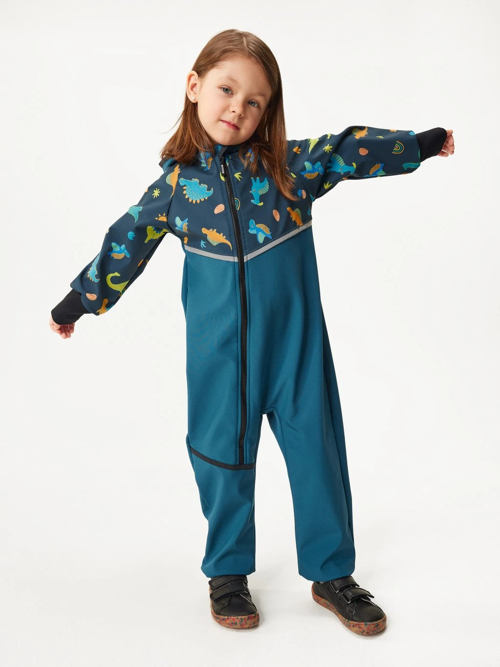 Softshellová kombinéza s fleecem Mini