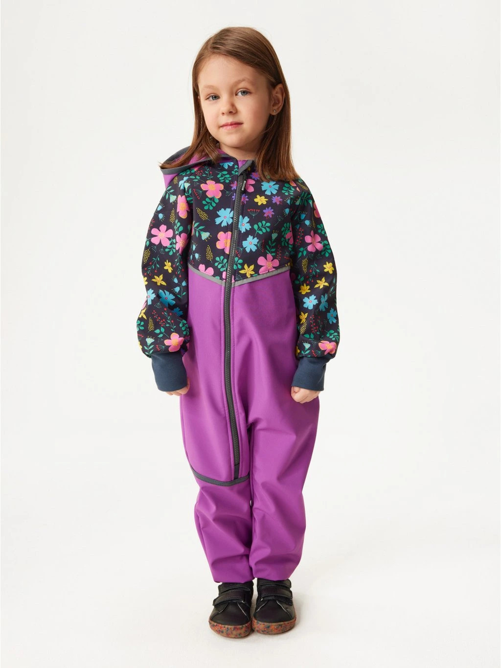 Softshellová kombinéza s fleecem Mini