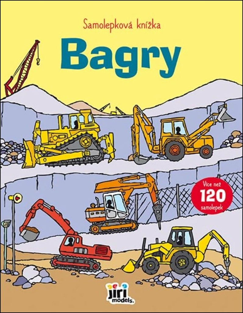 Samolepková knížka - Bagry