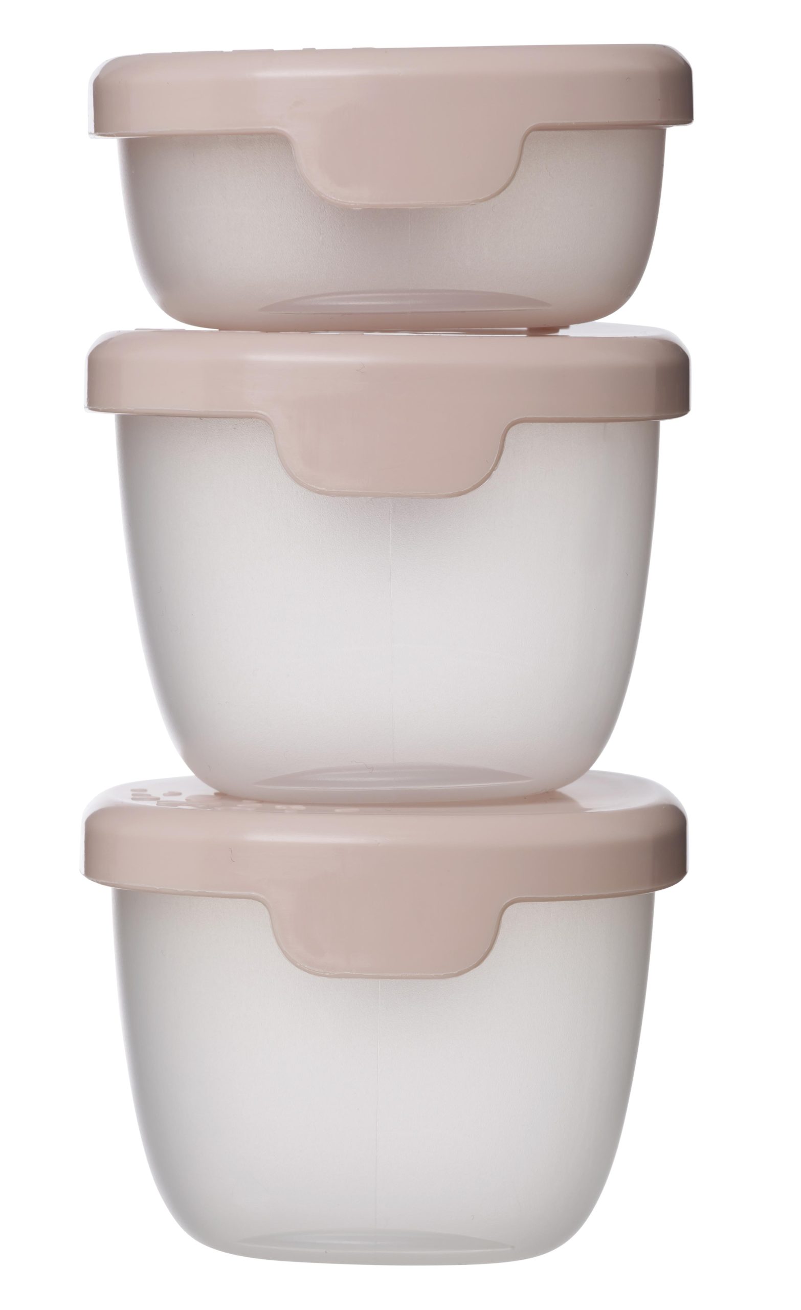 Sada krabiček Snack tubs 3ks - růžové