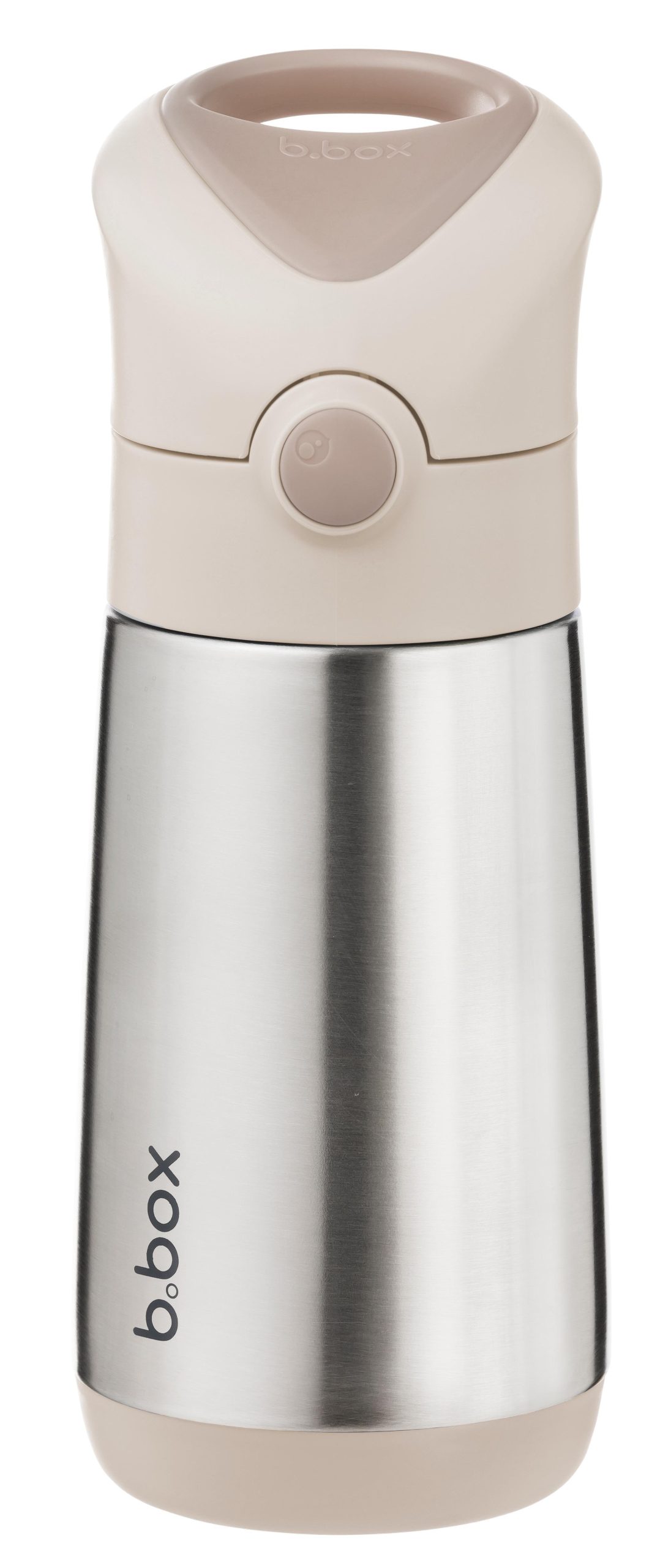 Termoska na pití s brčkem 350 ml - béžová